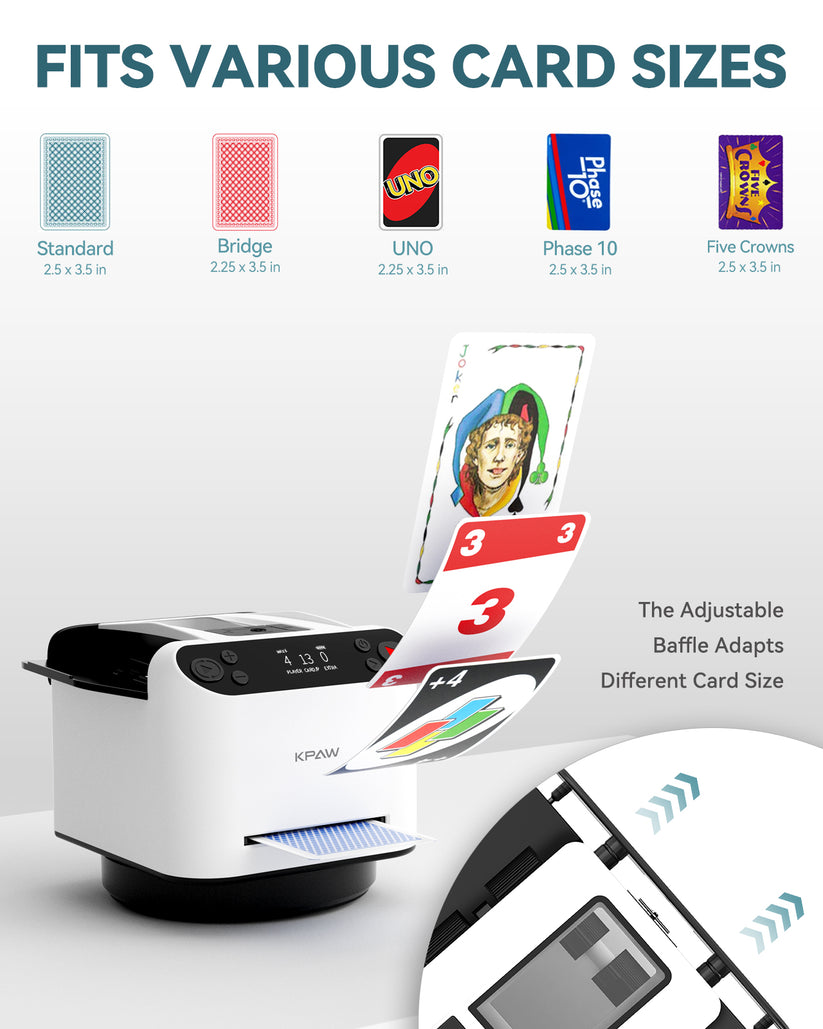 MAX 6 2-in-1 Automatic Card Dealer and Shuffler – KPAW Gaming Tech.